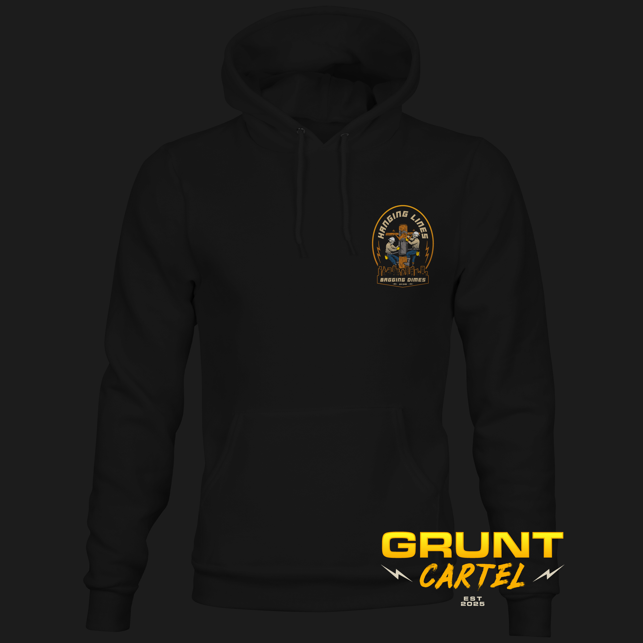 HOODIE - HANGING LINES