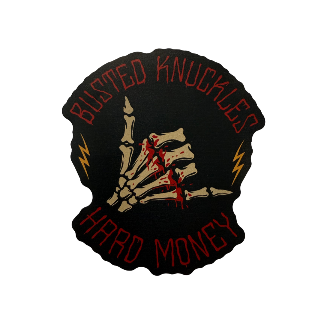 STICKER - BUSTED KNUCKLES