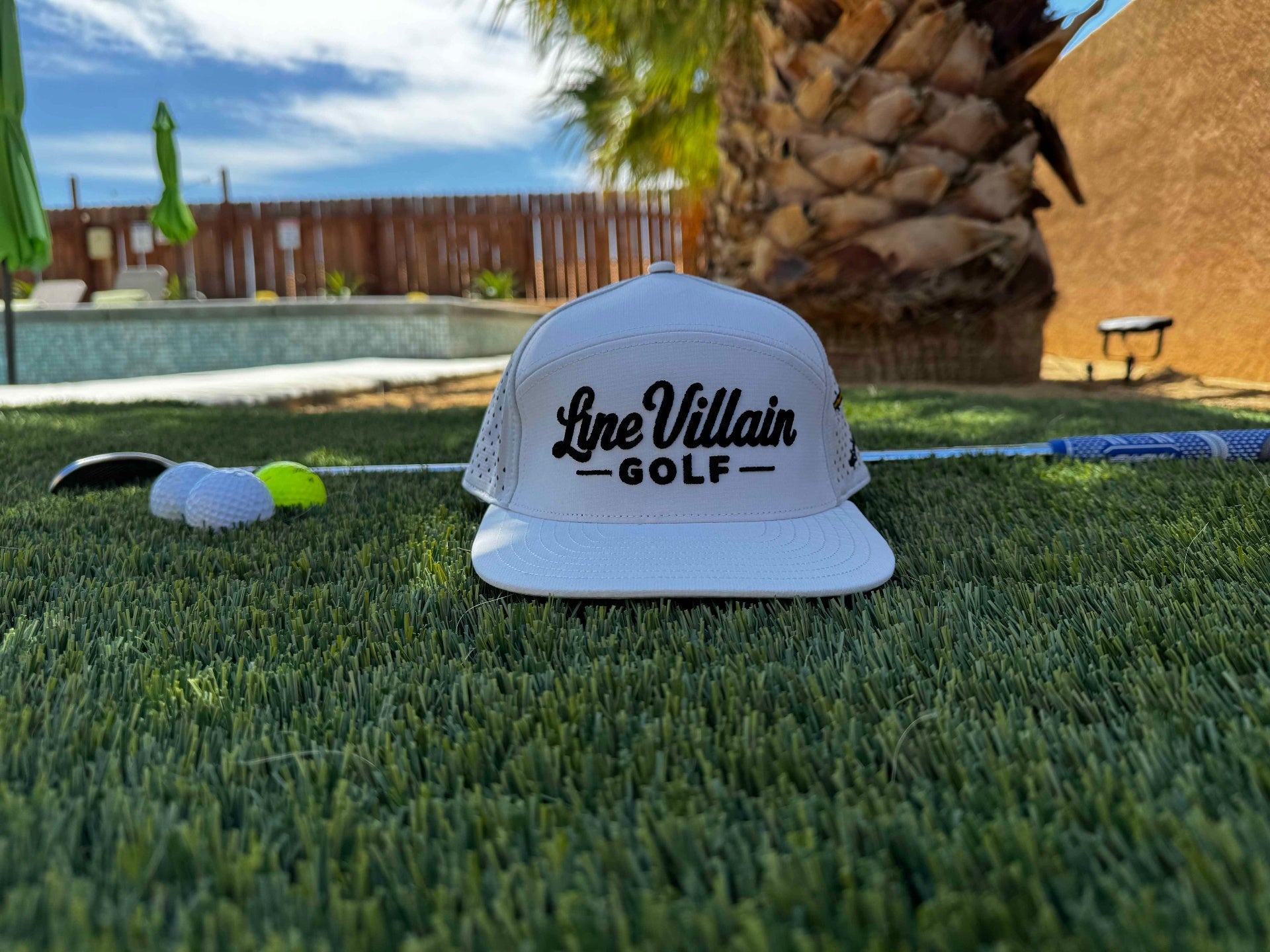 White Ghost Hat front